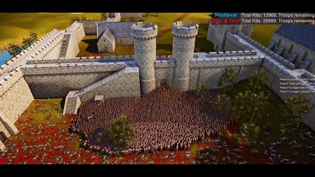 ORC & GIANT TROLL vs MEDIEVAL ARMY - Ultimate Epic Battle Simulator 2 UEBS 2 (4K) смотреть онлайн