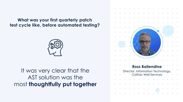 What Was Your First Quarterly Patch Test Cycle Like? | Customer Conversation | Calfrac 01 смотреть онлайн