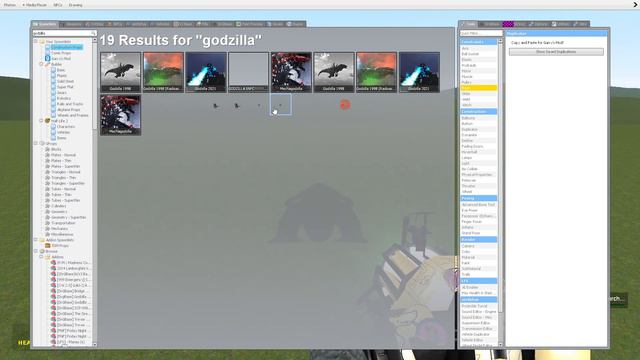 Garry's Mod dinosaur and godzilla смотреть онлайн