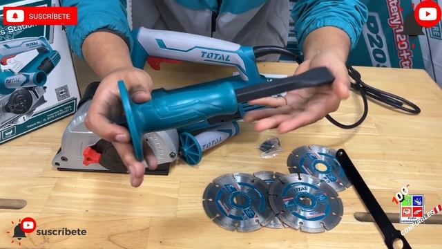 Ranuradora de pared 1500w - acanaladora de concreto TOTAL Tools смотреть онлайн