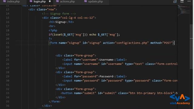 Create Markup | PHP Login App in Hindi Urdu | vishAcademy смотреть онлайн