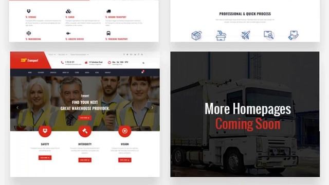 Transport - Logistic & Warehouse WordPress Theme Free Download смотреть онлайн