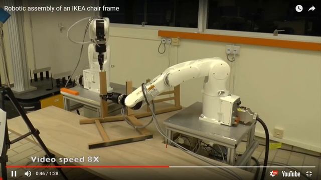 Роботы собирают стул смотреть онлайн