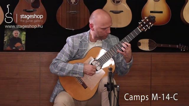 Camps M-14-C classic guitar demo played by Ferenc Bernáth in Stageshop смотреть онлайн