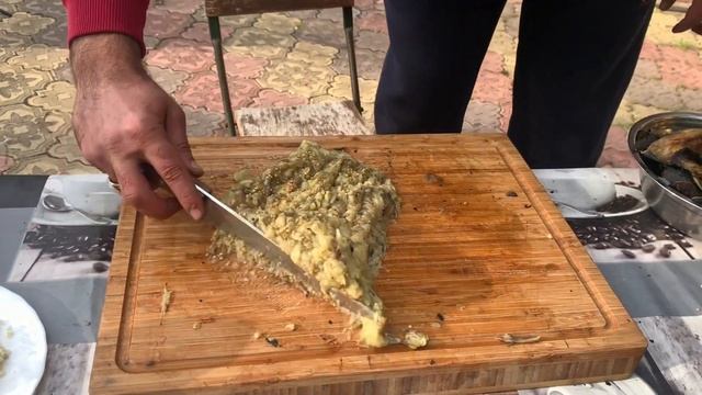 Бабагануш из баклажанов. Ebu ğannuş