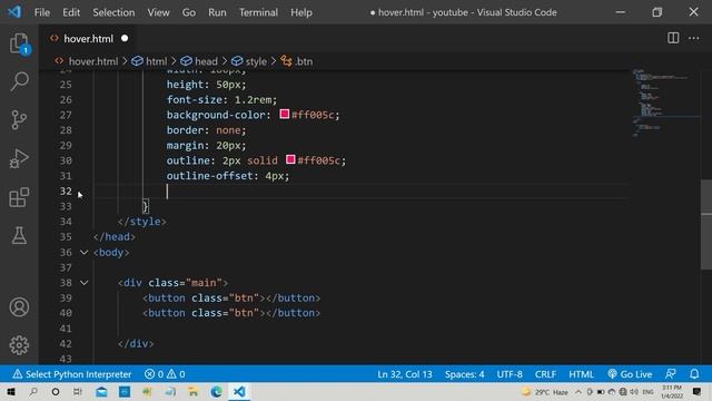 Css Hover Button Create || Hover Button || Css Design Create || Hover Effect || Dg Tutorial смотреть онлайн