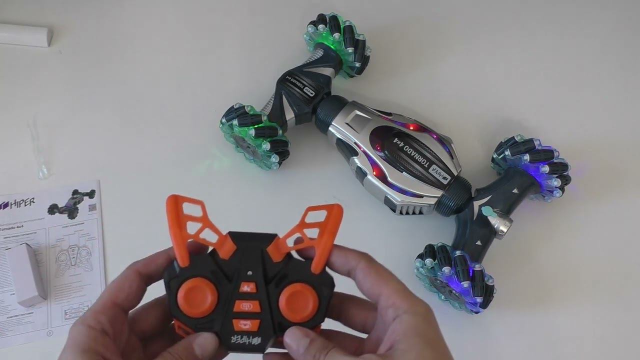 HIPER Tornado 4x4. Обзор уникальной радиоуправляемой машинки, способной вращаться на 360 градусов смотреть онлайн