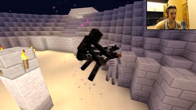 MUTANT SKELETON VS MUTANT ENDERMAN! Битва мобов в Minecraft! "Mob Battle" смотреть онлайн