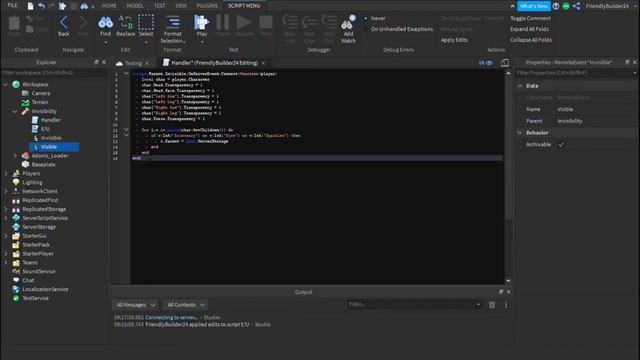 Roblox Invisibility Tool Tutorial смотреть онлайн