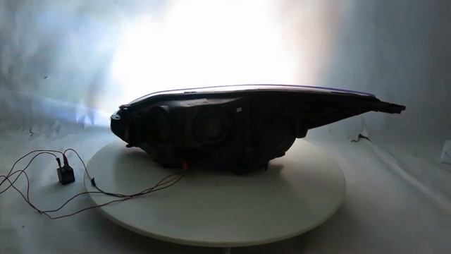 CrazyTheGod Focus MK3 11-14 Sedan/Hatchback Guide LED Angel-Eye Projector Headlight Black for FORD смотреть онлайн