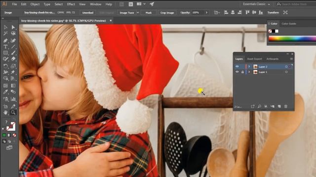 How To Blur Backgrounds Of Photos In Illustrator | Adobe Illustrator Tutorial смотреть онлайн