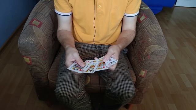 Самый лёгкий фокус с картами для начинающих  фокус с дамами и королями - обучение