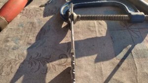 Узор на обухе ножа (фаилворк).