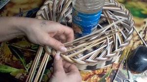 Загибка "Наташкина коса" из газетных трубочек