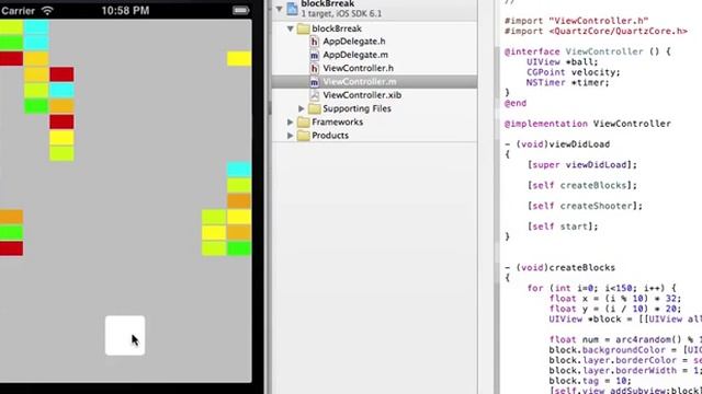 block break - ios code practice смотреть онлайн