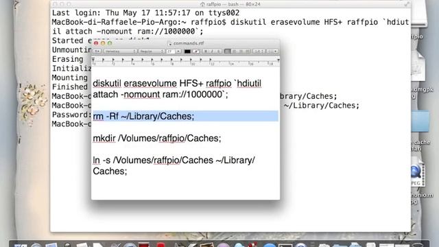 How to move user cache in a RAM disk (Mac OS X User) смотреть онлайн