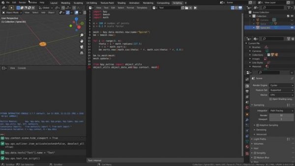 Blender Tutorial - How to import a python script