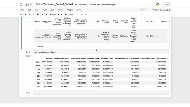 [Part 1]: Exploring and Visualizing Data For A Facebook Data Science Project of Movie Ratings смотреть онлайн