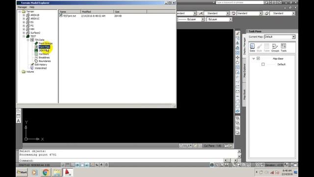 Create Contour AUTOCAD LAND DEVELOPMENT 2009 смотреть онлайн