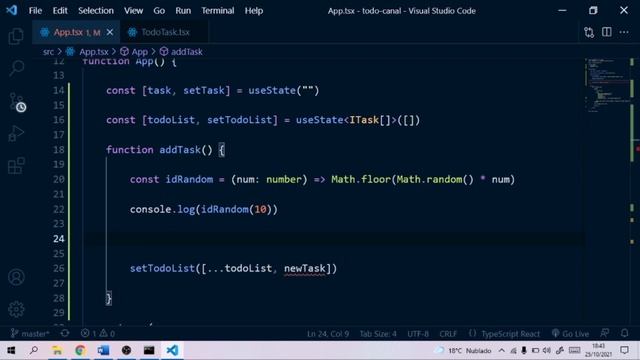 ReactJS com Typescript para INICIANTES - (Todo List) смотреть онлайн