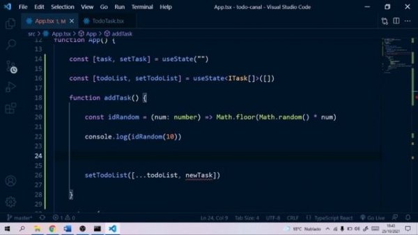ReactJS com Typescript para INICIANTES - (Todo List)