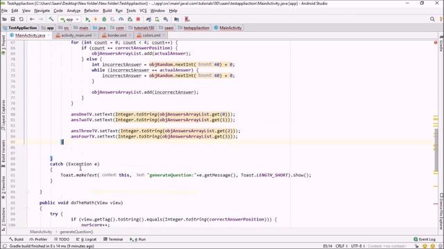 Brain Trainer Application in Android | Part 7 | Java Coding смотреть онлайн