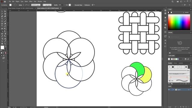 Shape Builder tool | Adobe illustrator Class-23 #shapebuildertool смотреть онлайн
