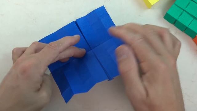 Origami Rubik's Cube - No Glue - From 6 Squares Of Paper