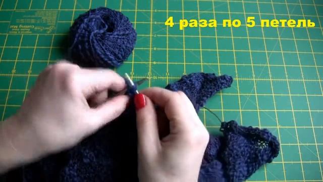 Вяжем пуловер  Мастер класс, первая часть Вяжем спину #пуловерспицами #свитерспицами #урокивязания