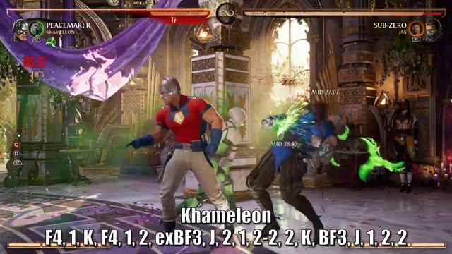 Peacemaker 40%+ Damage Combos (How To) | Mortal Kombat 1 смотреть онлайн