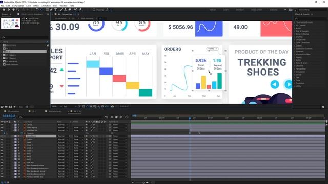 UI Animation Tutorial in After Effects смотреть онлайн
