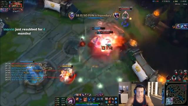 Senna Champion Exclusive Gameplay Tyler1 - Hashinshin - Faker - League of Legends Moments смотреть онлайн