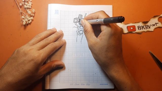 How to draw Titan Camera man | drawing Titan Cammera man | bkrv art смотреть онлайн