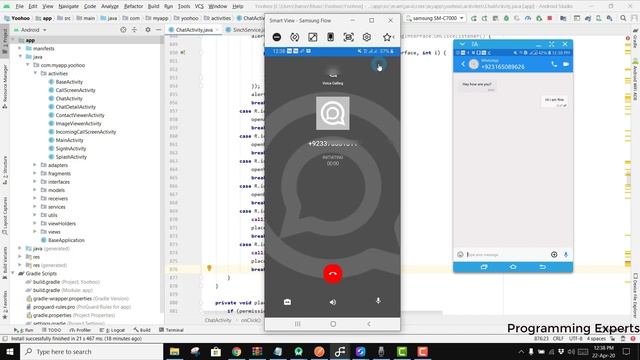Video/Audio Calling App using Firebase in Android Studio DEMO смотреть онлайн