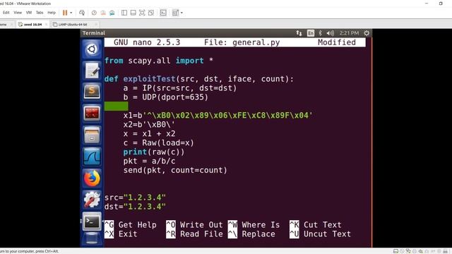 ITS 454 - How to trigger snort exploit alerts with python scapy смотреть онлайн