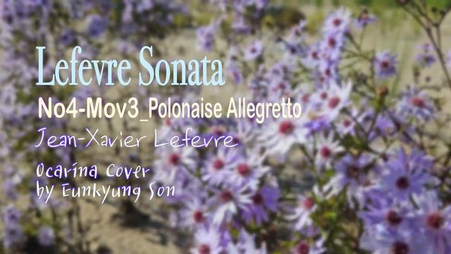Lefevre Sonata No4-Mov3_Polonaise Allegretto / Jean-Xavier Lefevre / Ocarina Cover смотреть онлайн