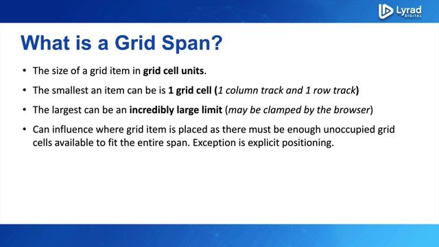63 Understanding Grid Spans смотреть онлайн