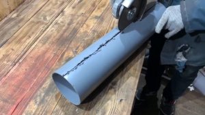 КЛАССНАЯ и ПРОСТАЯ ИДЕЯ из 110 канализационной трубы!!!