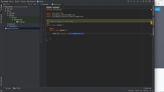 Разбор тестового задания ч1. Конфигурация Selenium WebDriver. Путь до драйвера смотреть онлайн