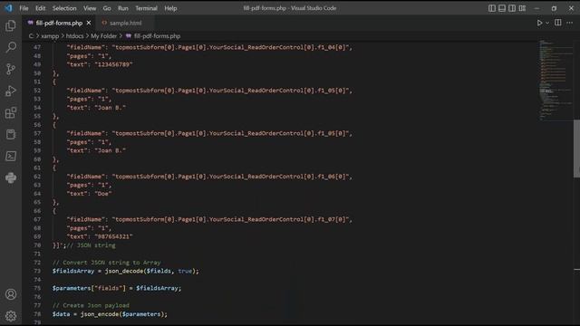 How to Fill PDF Forms in PHP using PDF.co Web API смотреть онлайн