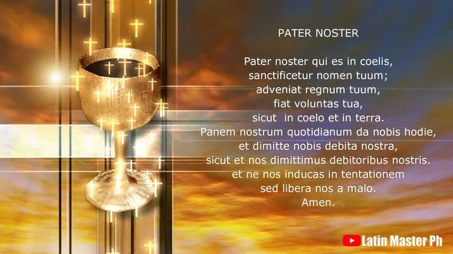 Pater Noster (Our Father) Latin Prayer | Latin Music Ph смотреть онлайн