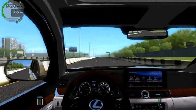 City Car Driving 1.5.2- Lexus LX570 Mod смотреть онлайн