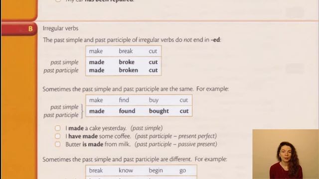 Essential Grammar in Use: Unit 24 | Regular & Irregular verbs смотреть онлайн