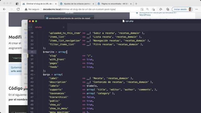 Eliminar el slug de la URL de un Custom Post Type смотреть онлайн