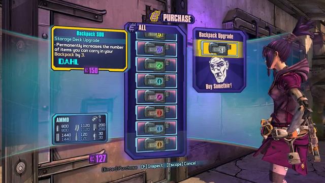 Borderlands2 New Backpack Slots смотреть онлайн