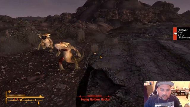 Crawl out thru the fallout with Mark!! | Fallout New Vegas FIRST TIME playthrough part 4. смотреть онлайн