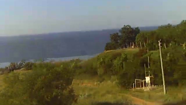 Азовское море из окна поезда. смотреть онлайн
