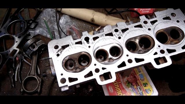Доработка камеры сгорания 8 кл. ГБЦ ВАЗ.
