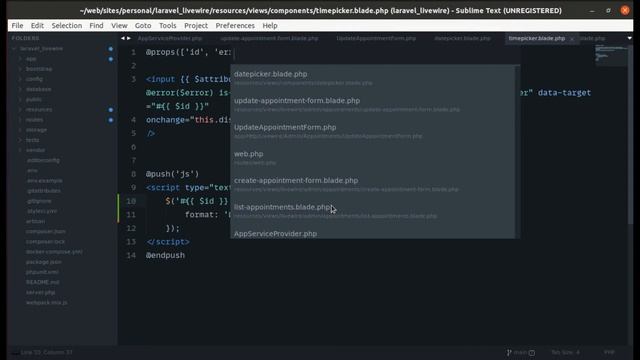 Editing Appointments and Fixing Issues - Laravel Livewire смотреть онлайн