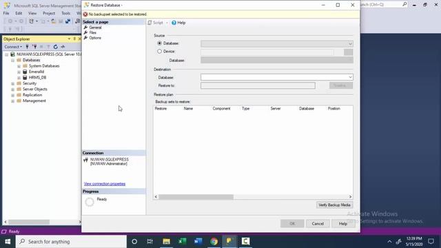 How to Backup & Restore SQL Database using MS SQL Server Express Edition смотреть онлайн